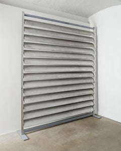 French Architectural Mid Century "Brise De Soleil" Aluminum Panel by Jean Prouvé