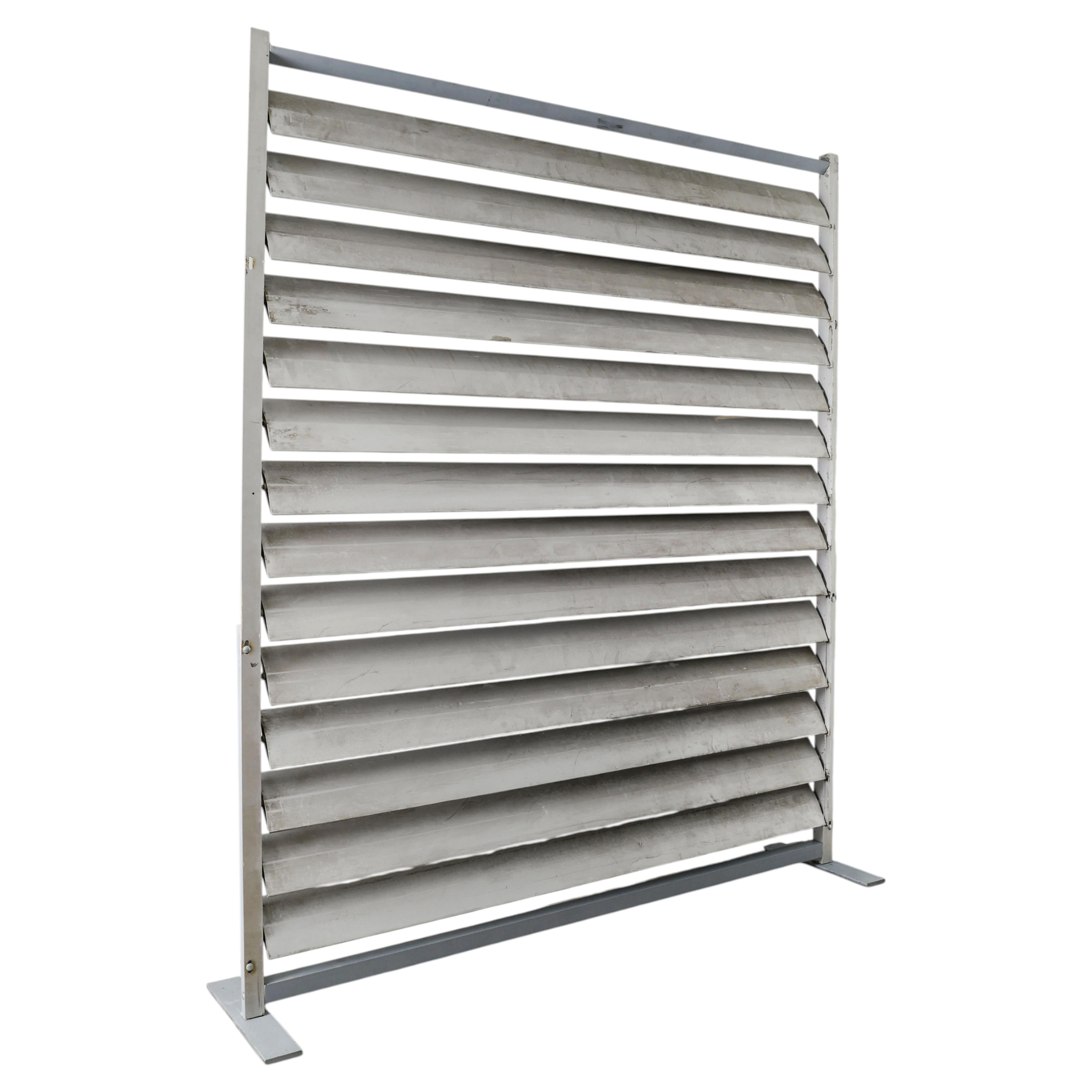 French Architectural Mid Century "Brise De Soleil" Aluminum Panel by Jean Prouvé