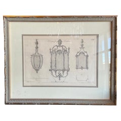 Antique French Architectural Print