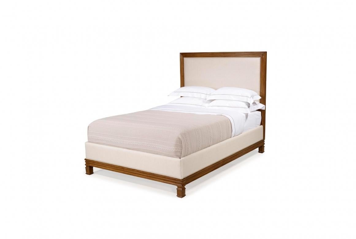 Wood French Armand Bed Frame, 20th Century For Sale