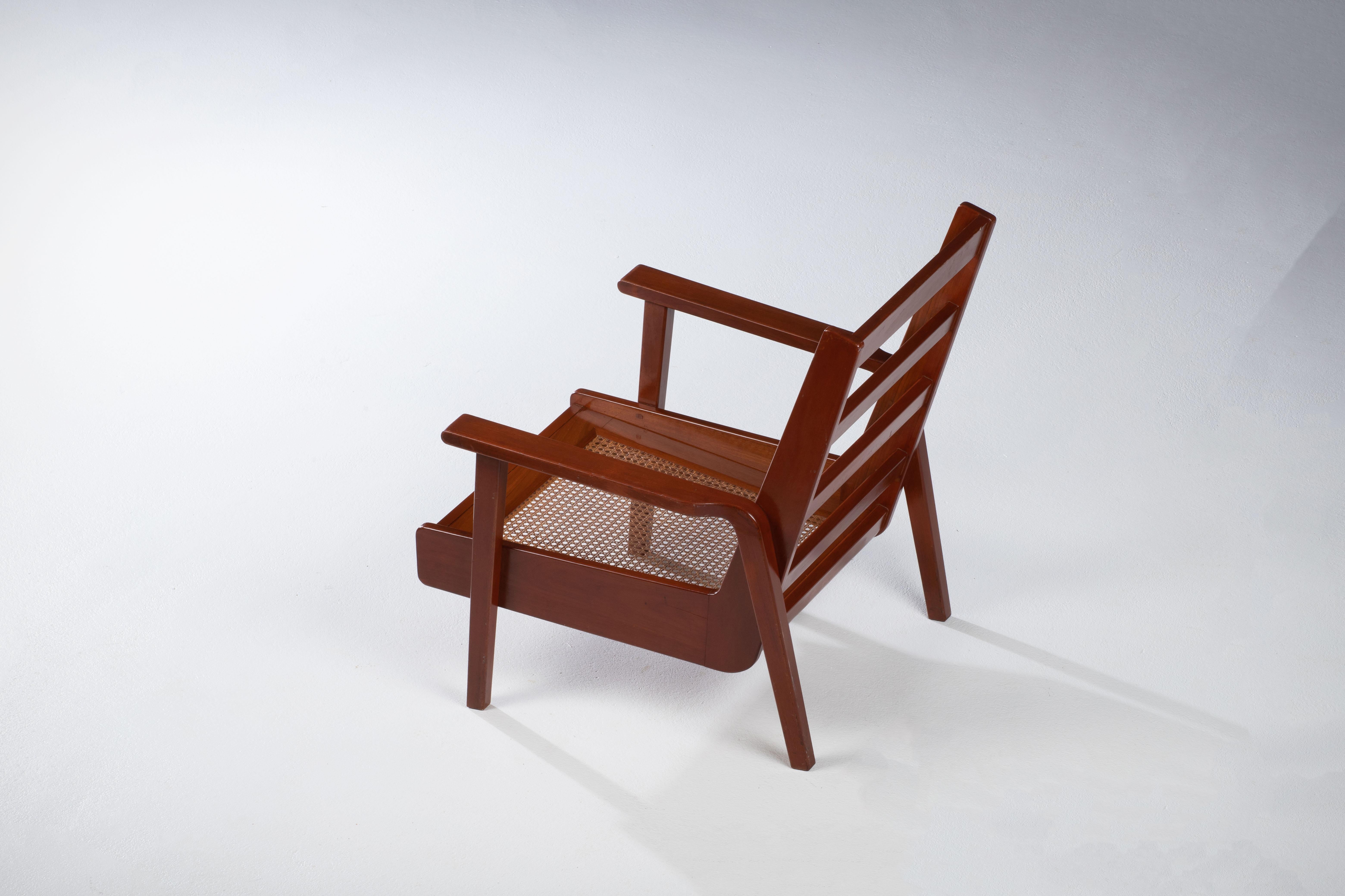 Französischer Sessel, 1940er Jahre (Gehstock)