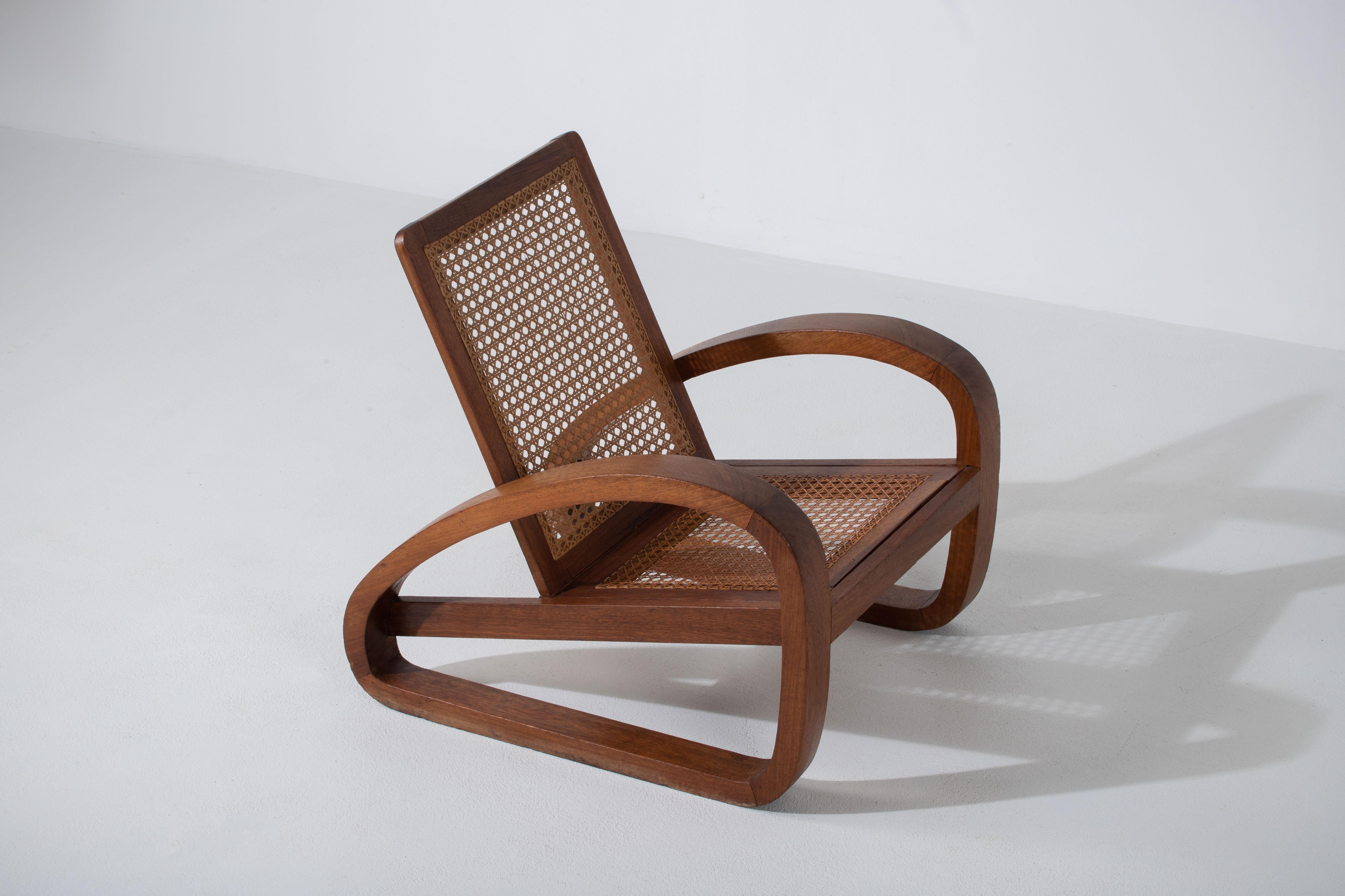 Französischer Sessel, 1940er Jahre im Angebot 1