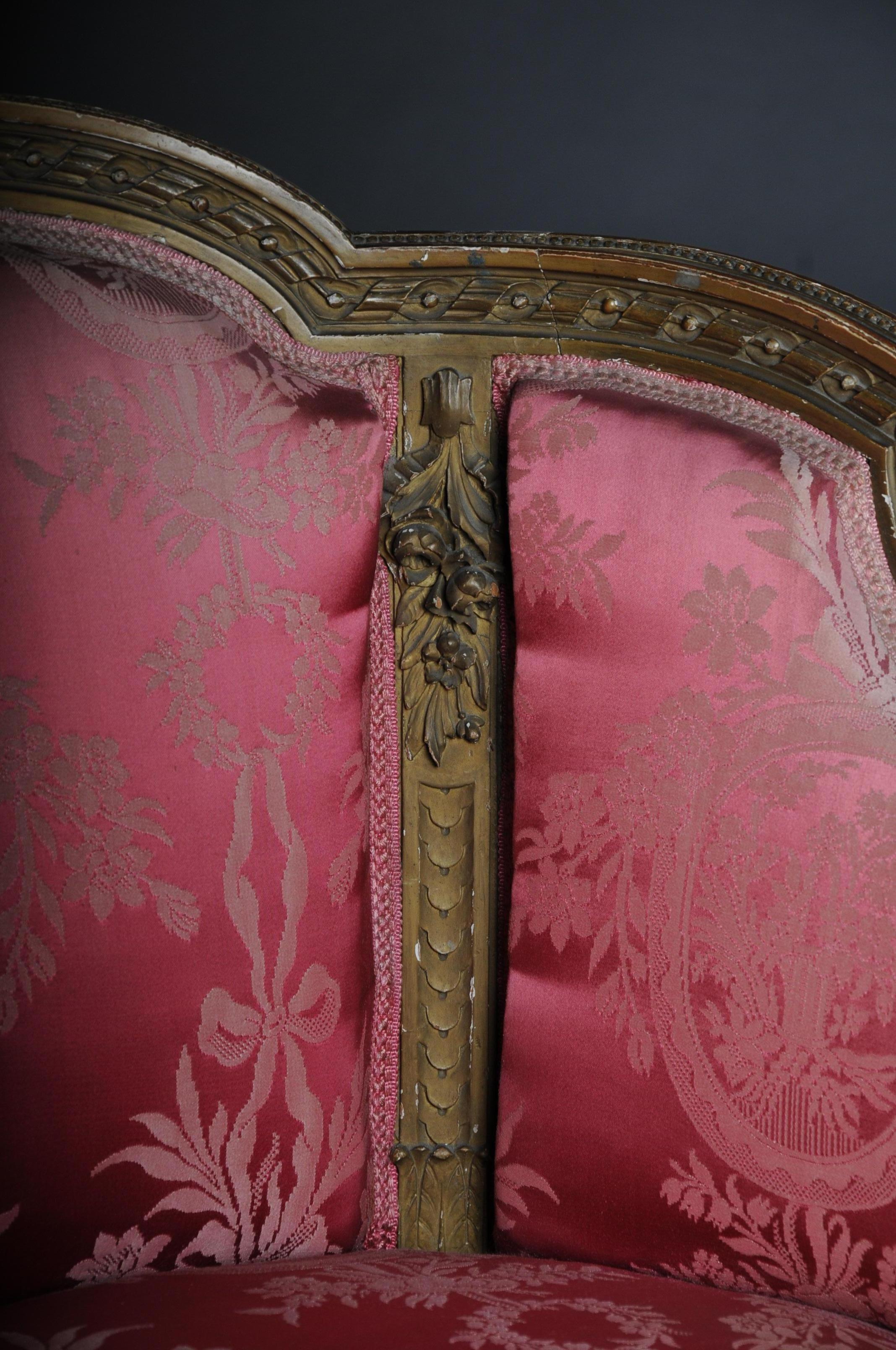 Französischer Sessel / Armlehnstuhl / Bergère Napoleon III (Stoff) im Angebot