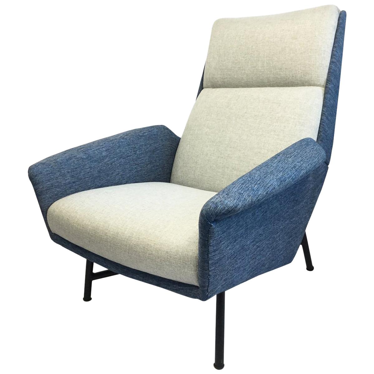 French Armchair by Claude Vassal Edited by Claude Delor, 1950s