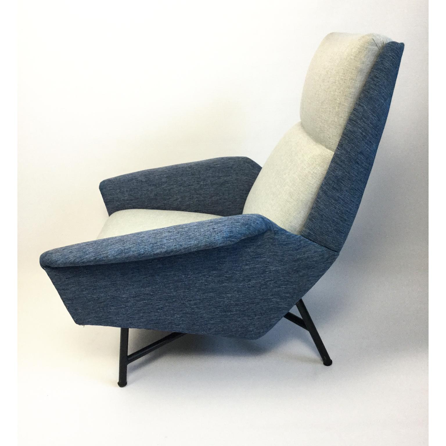 Mid-20th Century French Armchair by Claude Vassal Edited by Claude Delor, 1950s
