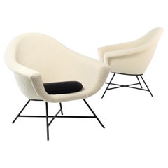Fauteuils français Dangles & Defrance pour Burov, années 1950