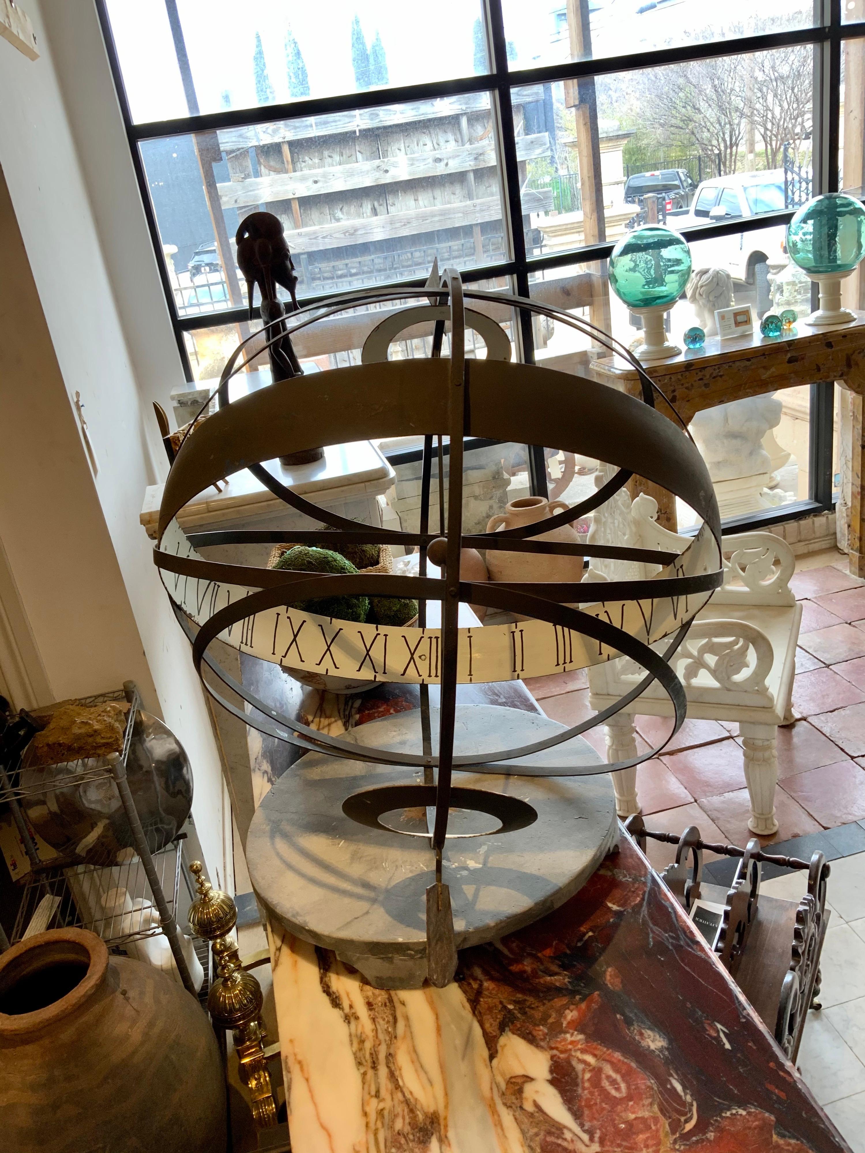 This armillary origins from France, circa 1880.

        