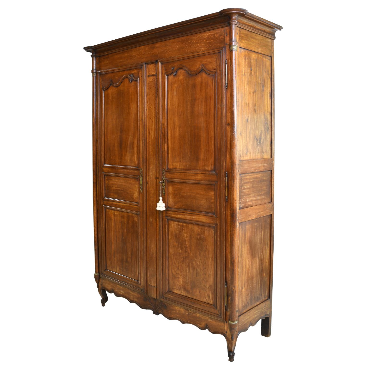 oak armoire with drawers