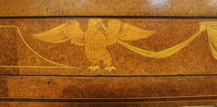 French Armoire Second Empire Inlaid Eagles Ormolu Mirror Door Wardrobe