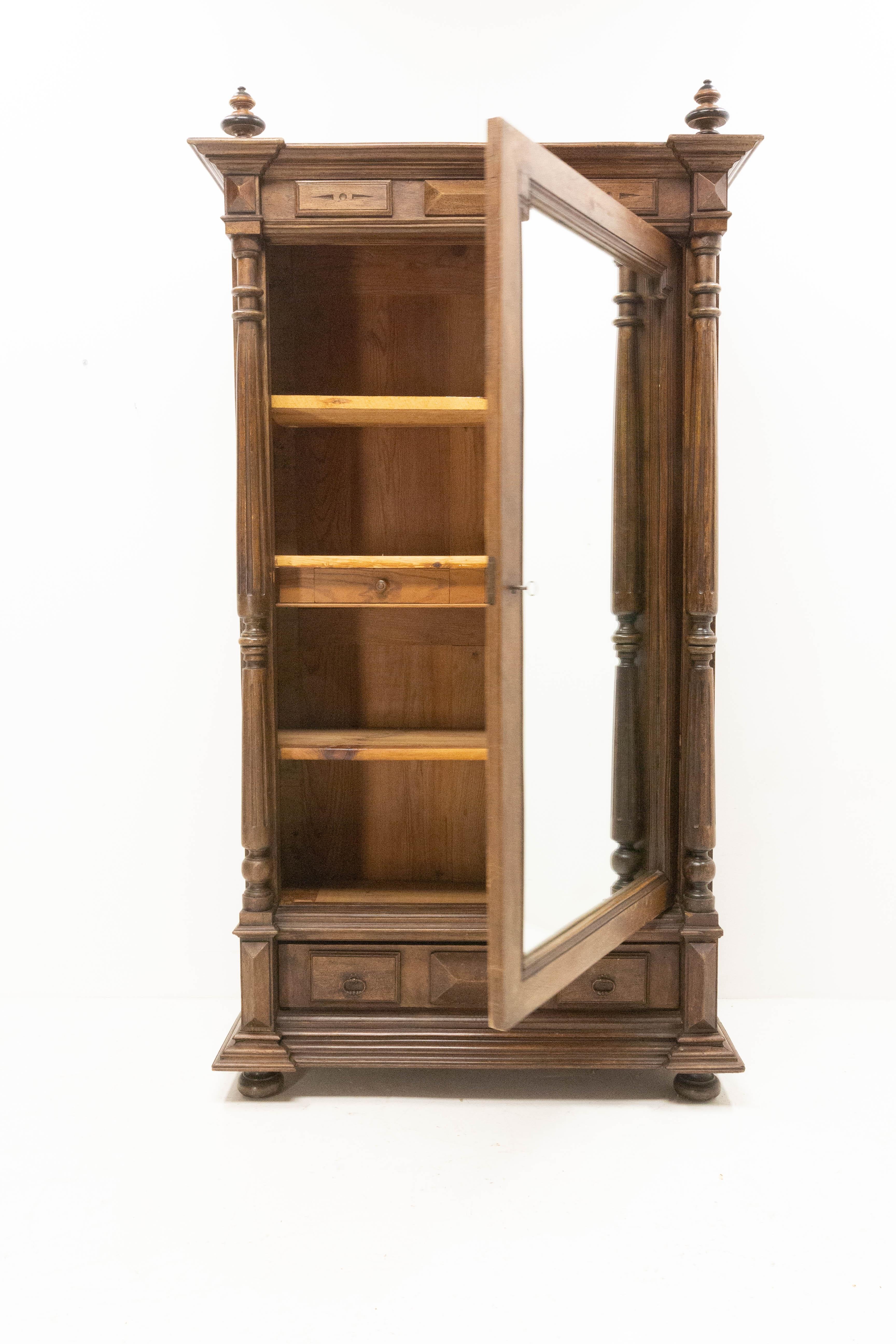 armoire with mirror and drawers