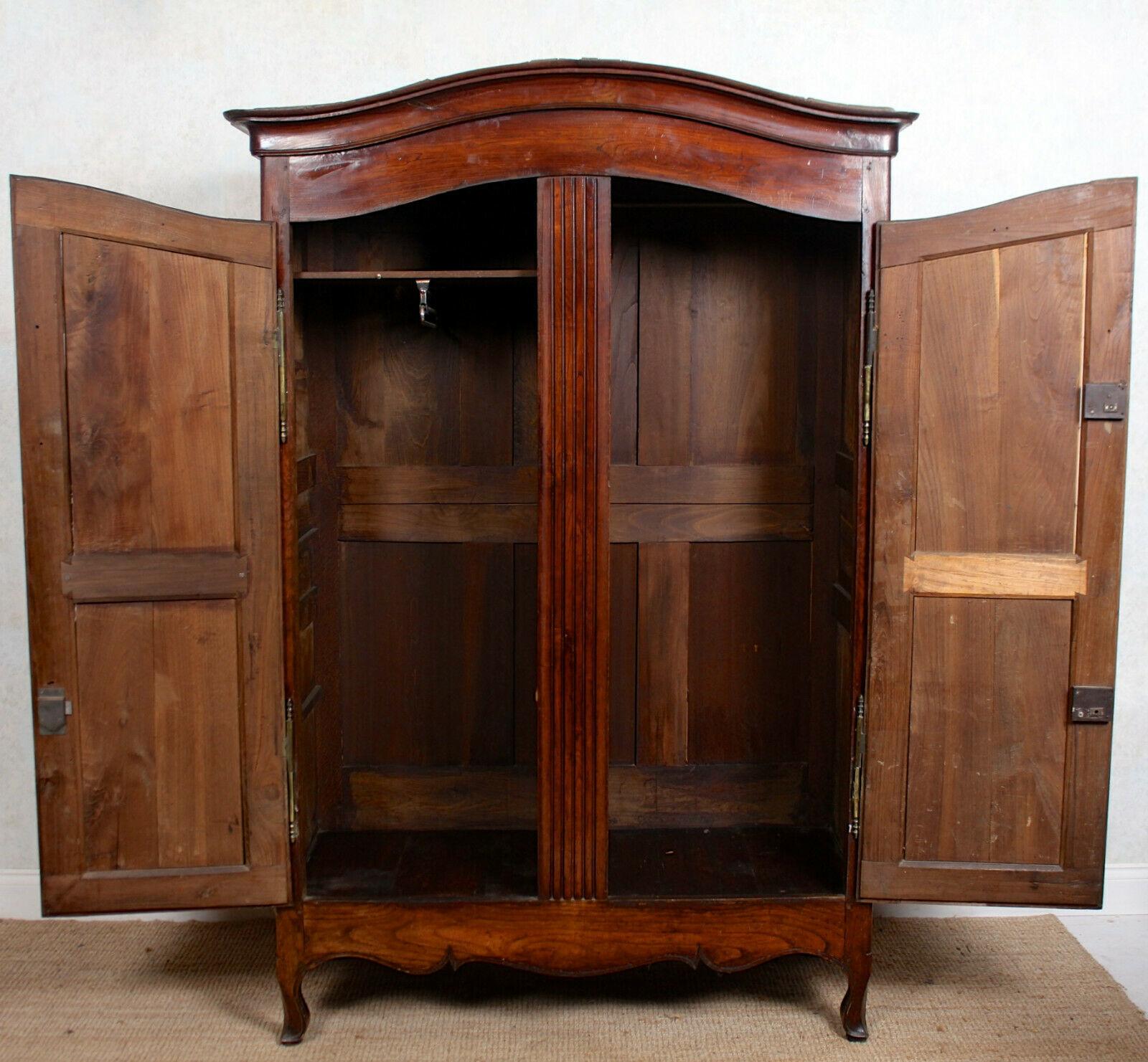 French Armoire Wardrobe Cherrywood, 19th Century In Good Condition In Newcastle upon Tyne, GB