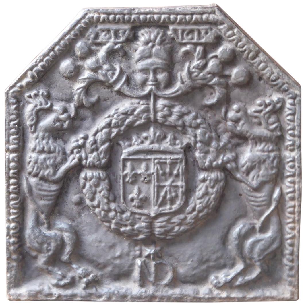 French 'Arms of France and Navarre' Fireback