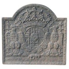 French 'Arms of Lorraine' Fireback, 18th Century