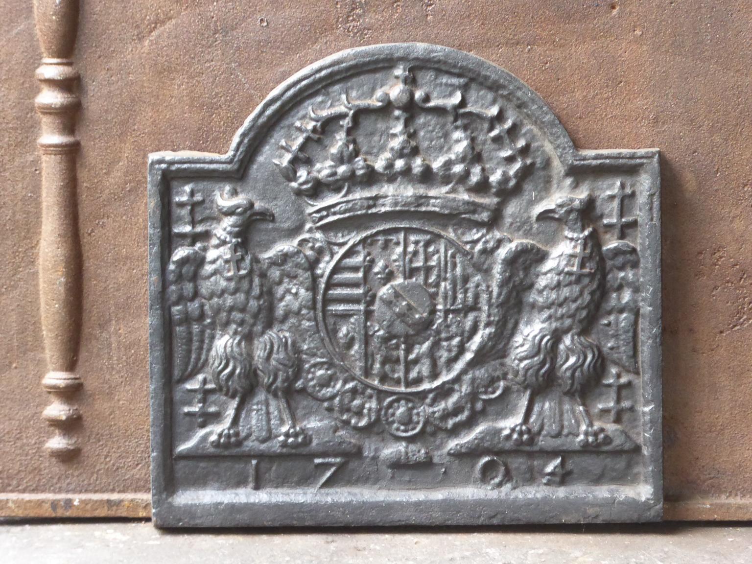 French Renaissance style fireplace fireback with the arms of Lorraine. Coat of arms of Lorraine, a former dukedom in the North East of France.





 

See all our 1000+ fireplace accessories at 1stdibs by pressing the ‘View All From Seller’