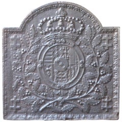 French 'Arms of Lorraine' Fireback or Backsplash, 18th Century