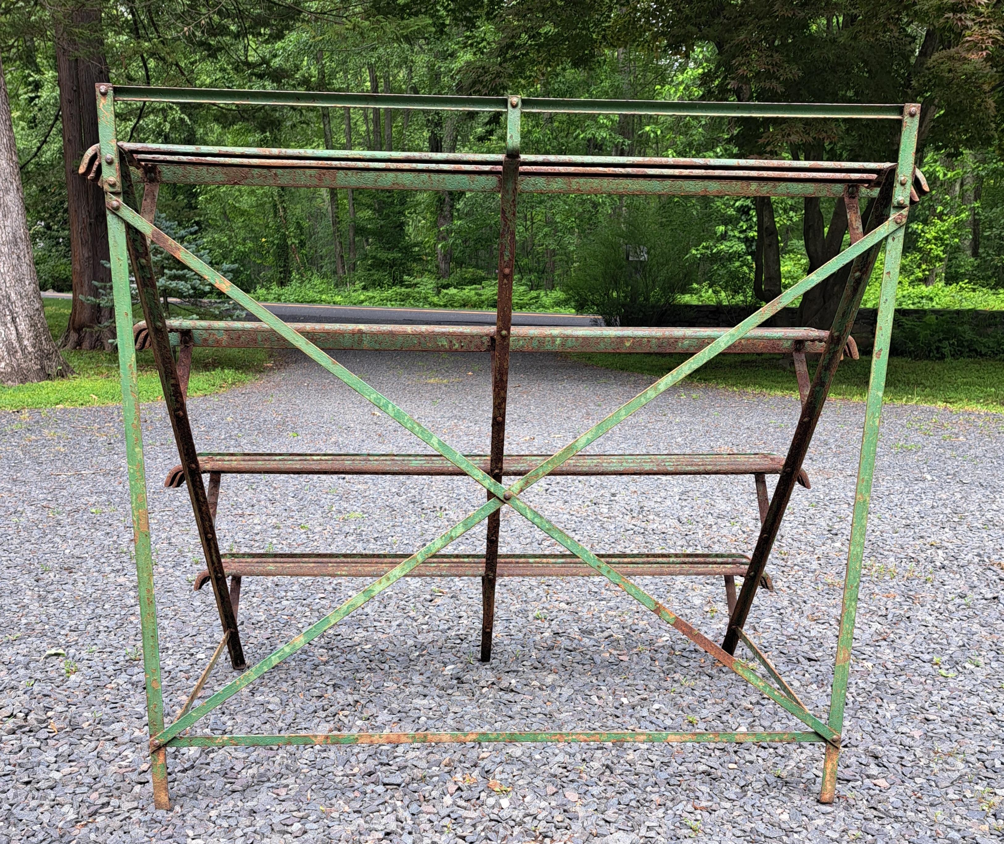 French Arras 4 Shelf Iron Plantstand For Sale 2