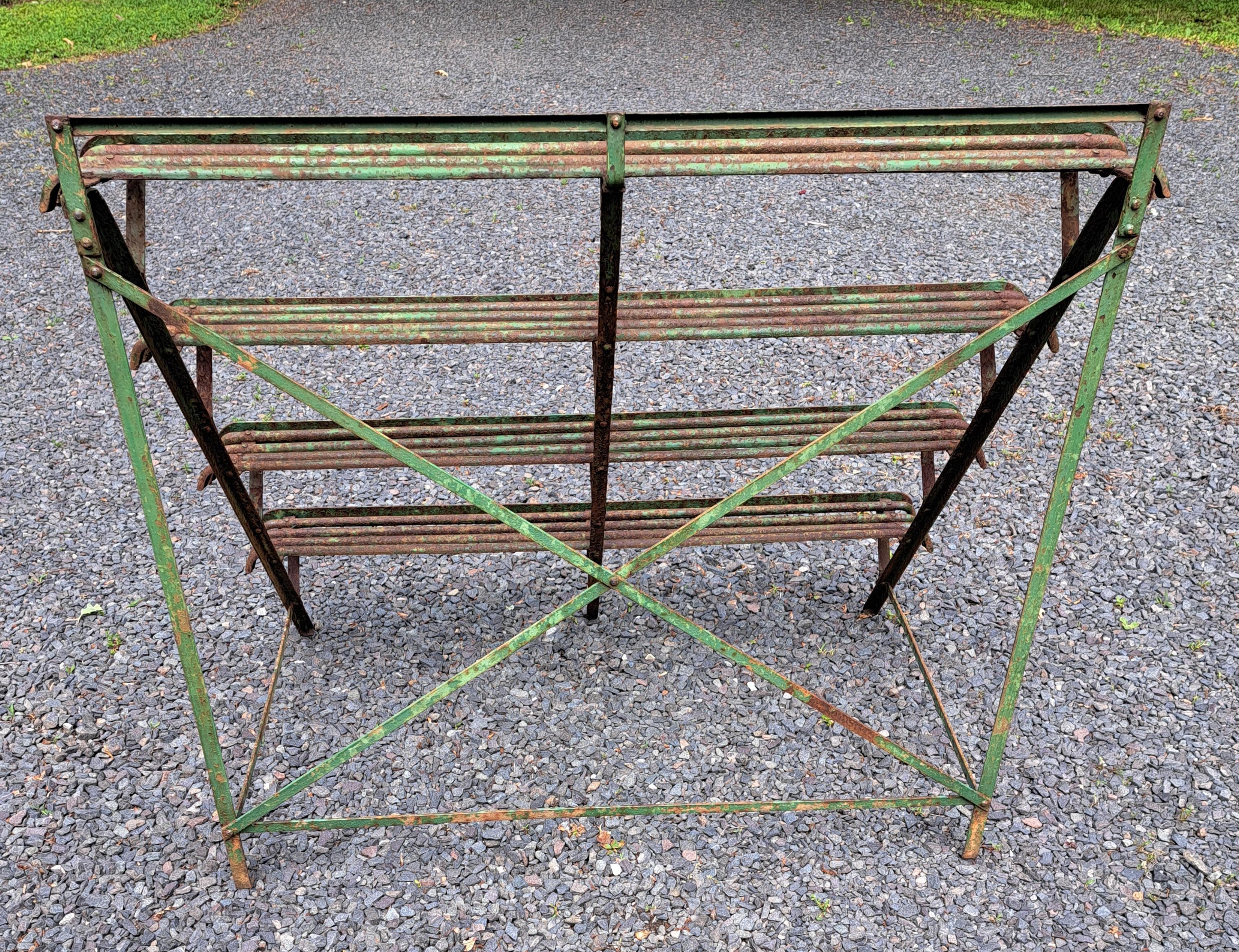 French Arras 4 Shelf Iron Plantstand For Sale 3