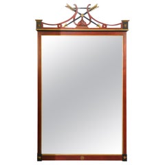 French Arrow Top Mirror 1940's
