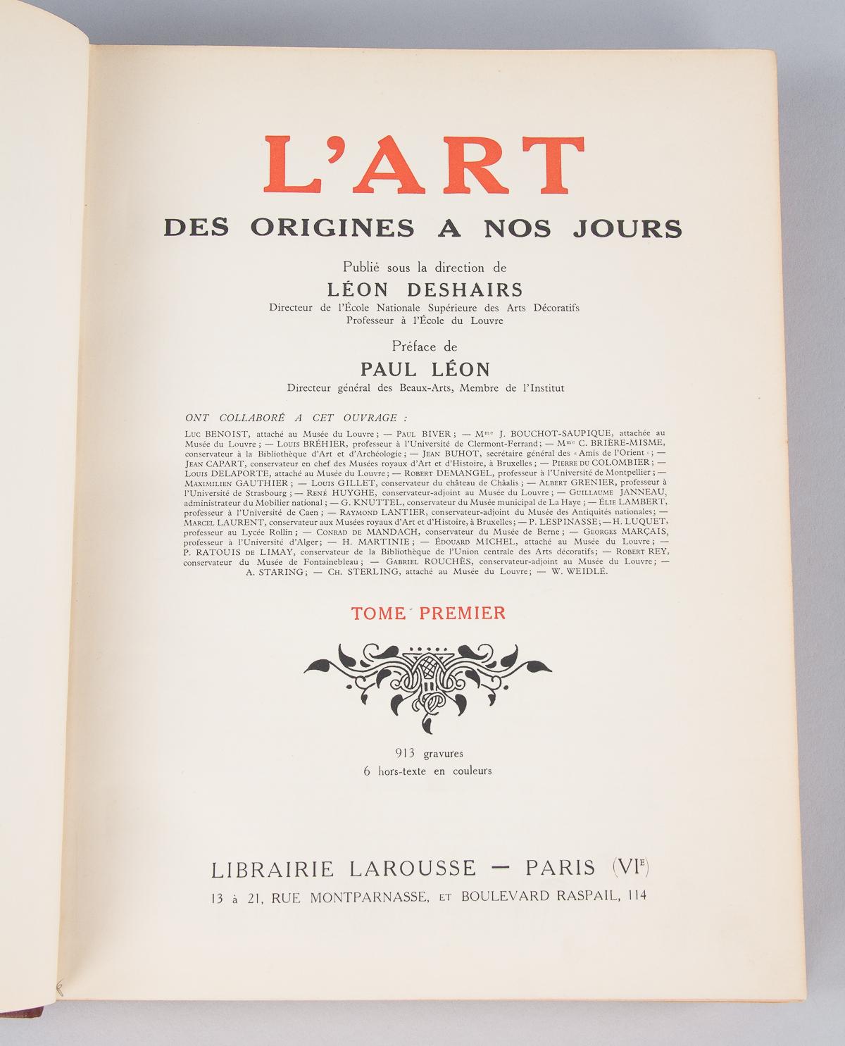 French Art Books, 2 Volumes, 1932 5