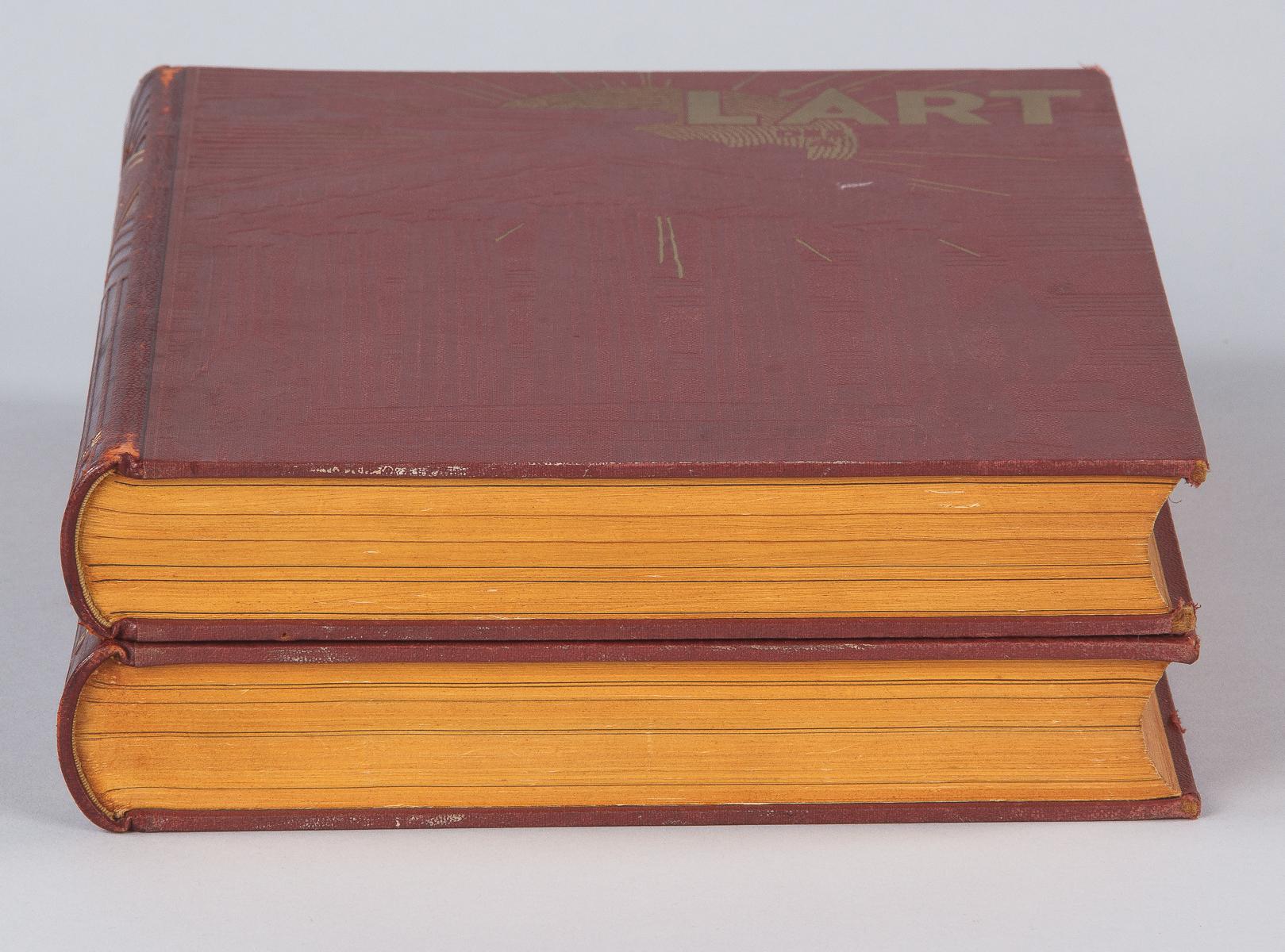 French Art Books, 2 Volumes, 1932 1