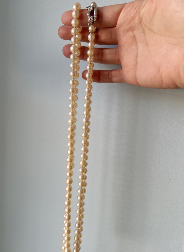 Paris 18K Gold Painted Sterling Silver and Diamond Necklace