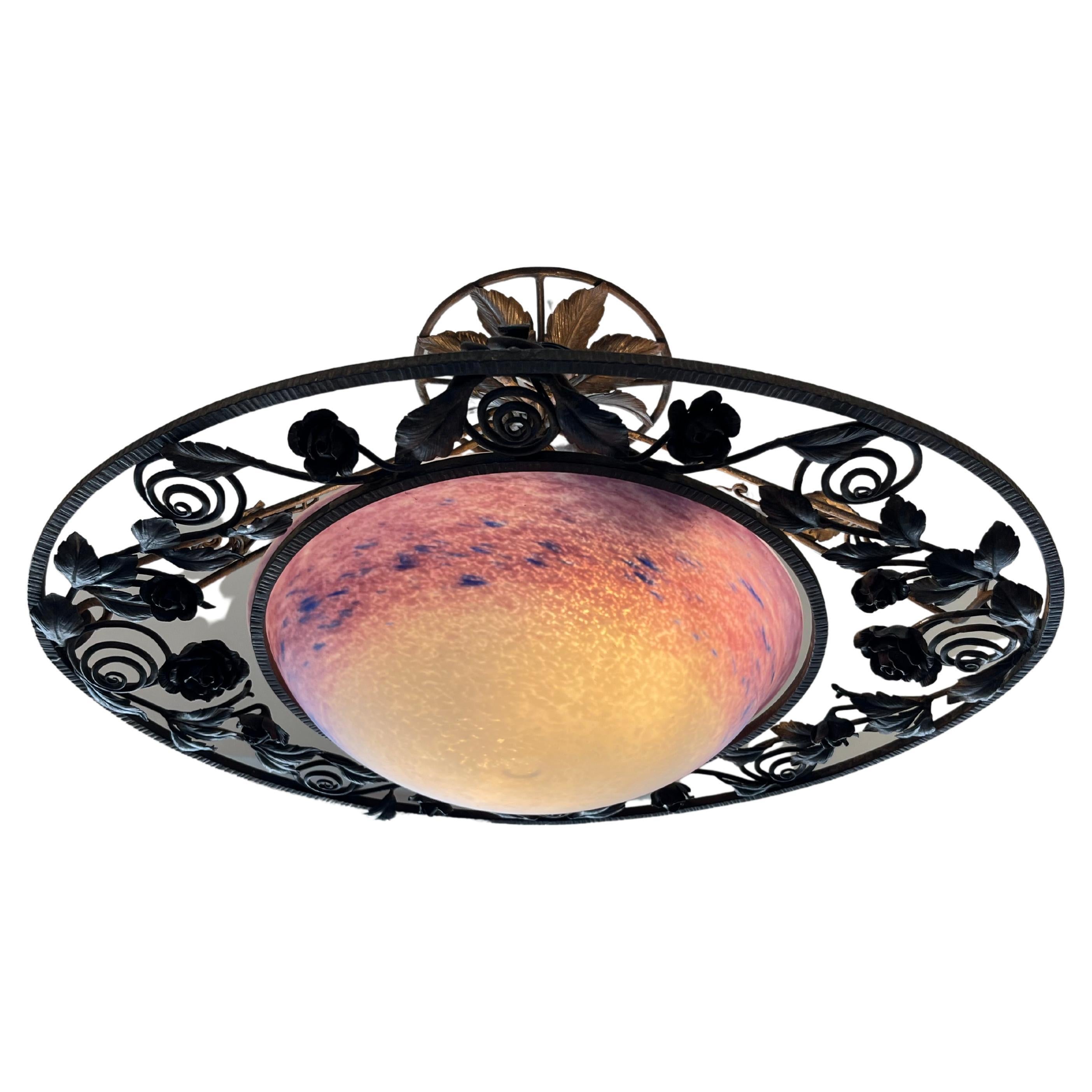 French Art Deco Chandelier For Sale at 1stDibs