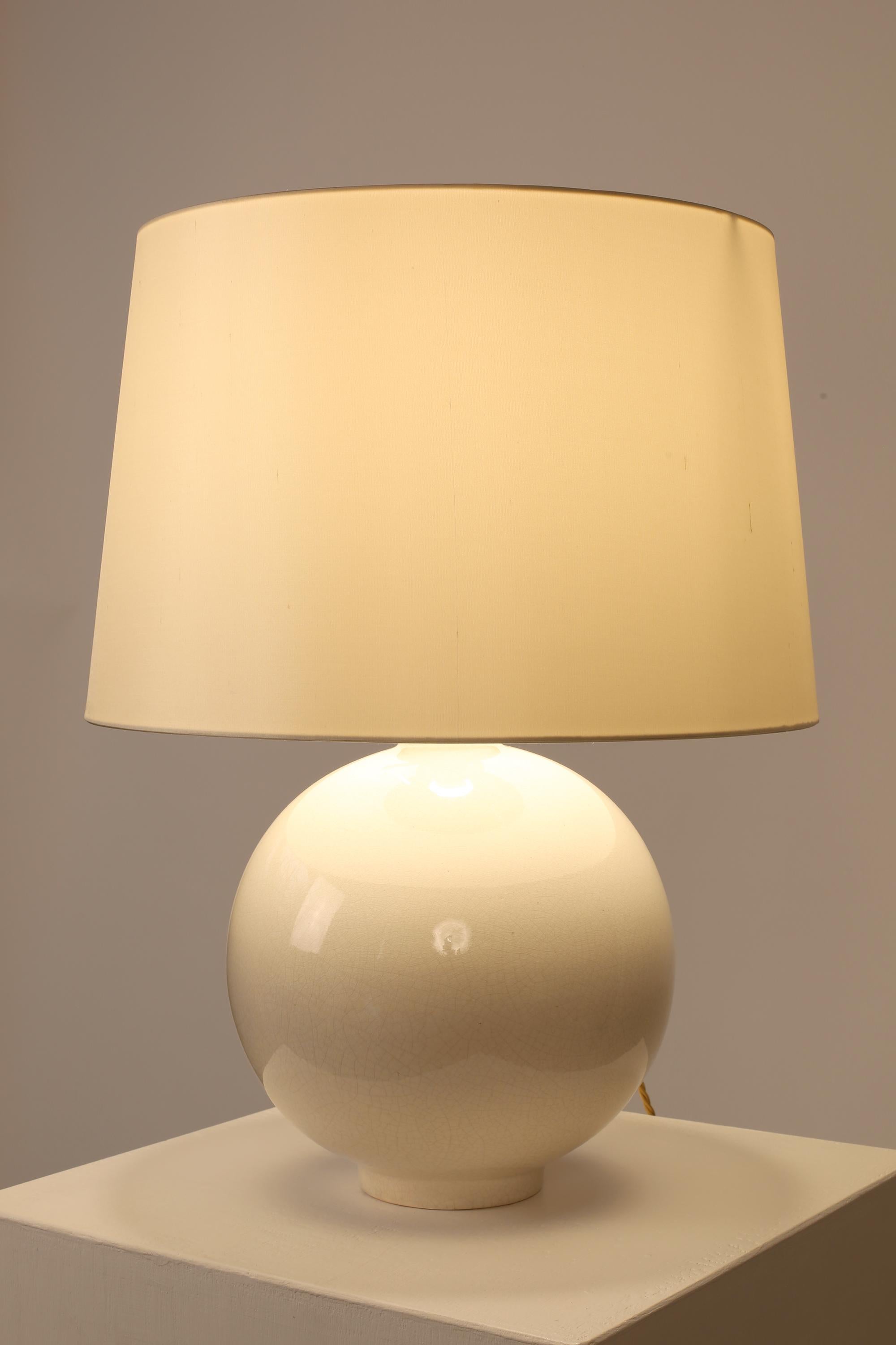Lámpara de mesa francesa Art Déco años 30 Atelier A Primavera Boule Francés en venta