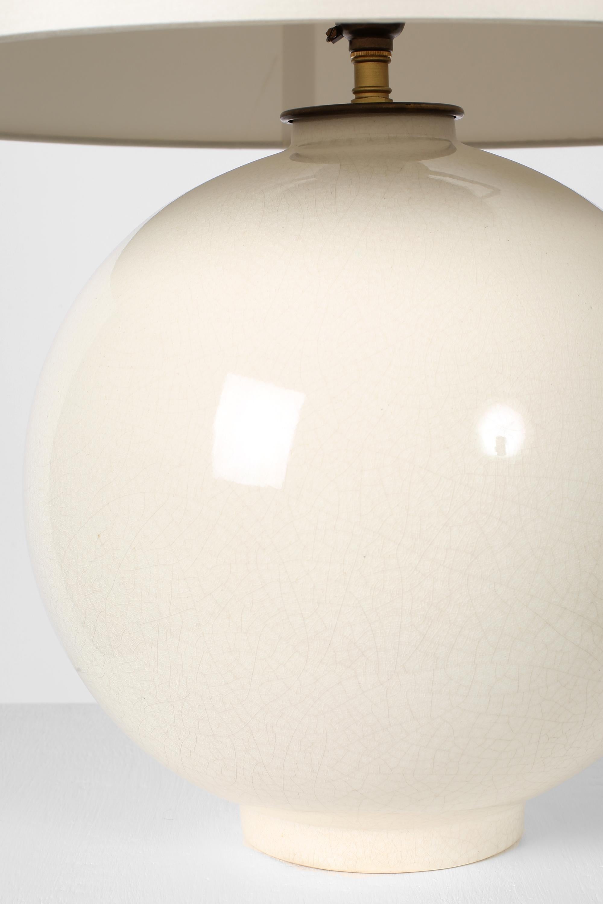 Lámpara de mesa francesa Art Déco años 30 Atelier A Primavera Boule en venta 2