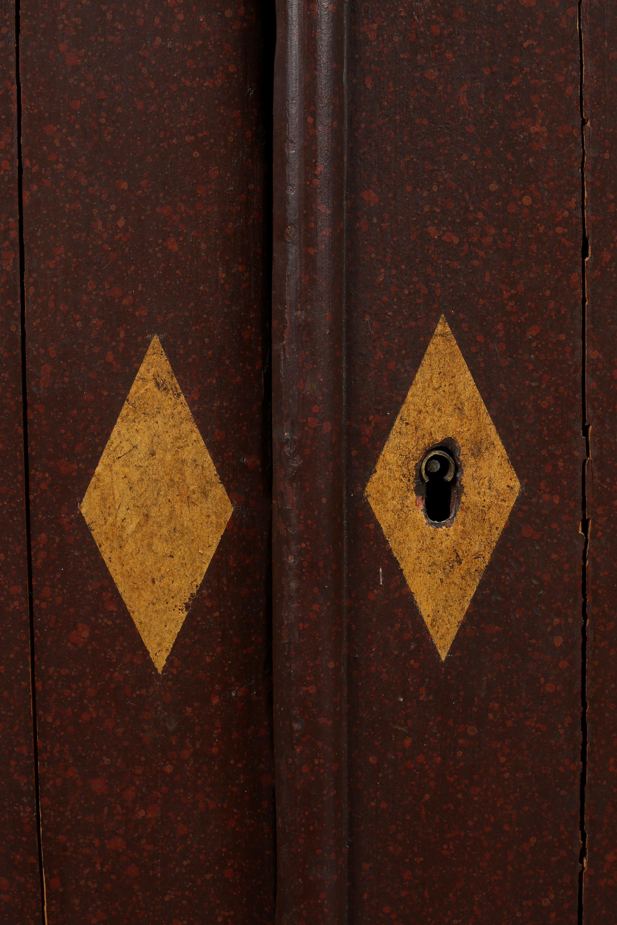 Französischer Art Deco-Schrank im ägyptischen Stil der 1930er Jahre im Angebot 11