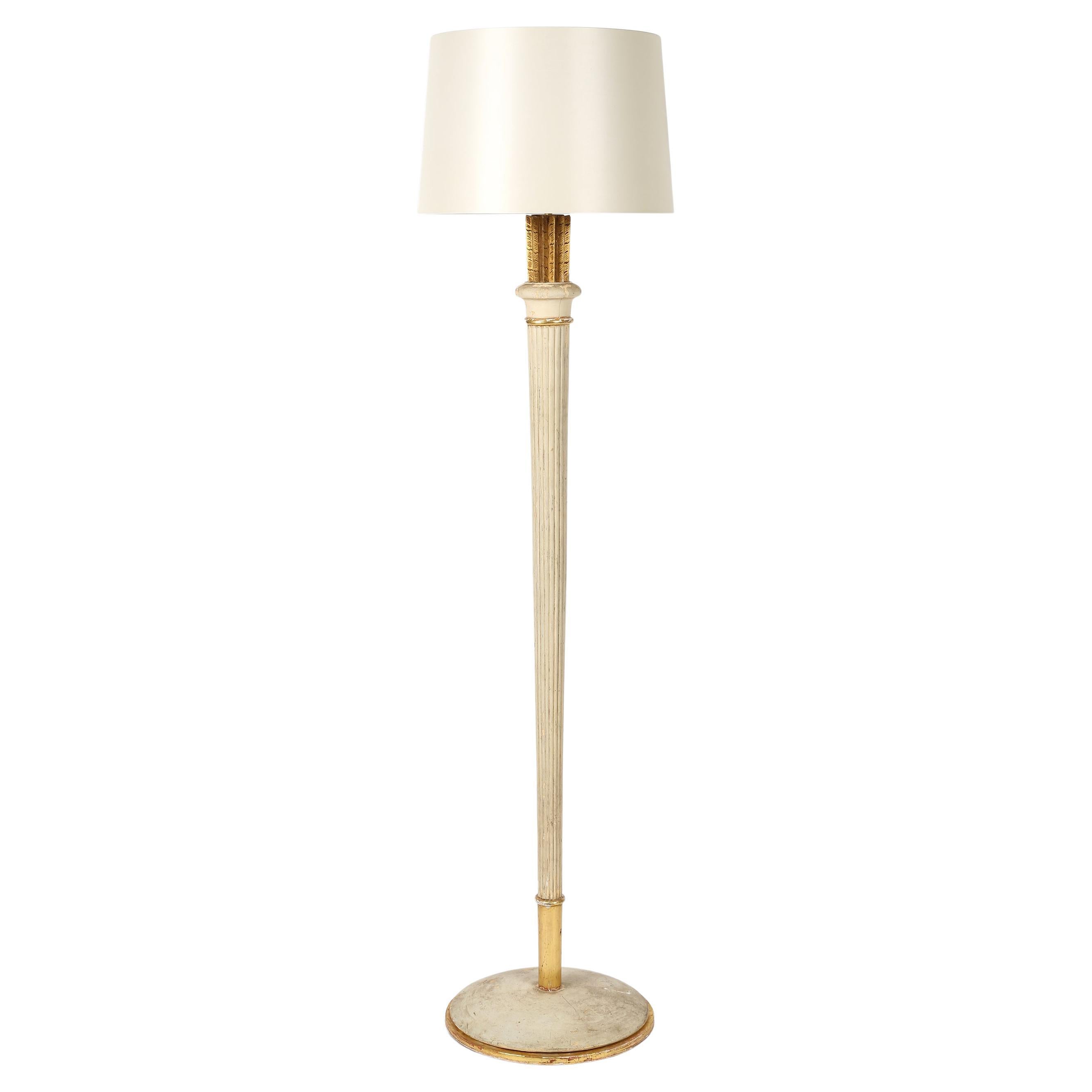 French Art Deco 1930s Maison Dominique Attr. Floor Lamp For Sale