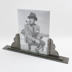 French Art Deco 1930s Wrought Iron Picture Frame