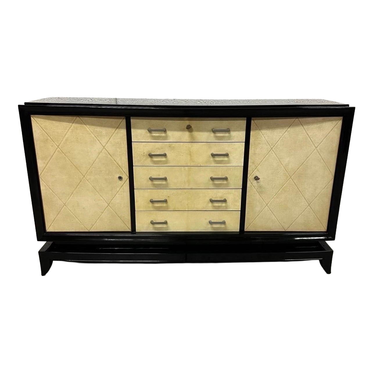 French Art Deco 1935's Parchment Sideboard / Buffet