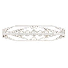 French Art Deco 2.30ct Diamond Brooch, c.1920s