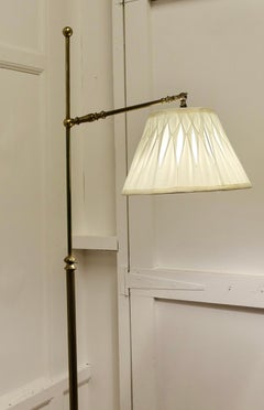 French Art Deco Adjustable Swing Arm Floor Lamp