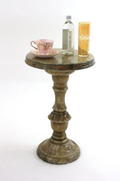 Table / Table d'appoint Art Déco en albâtre Gueridon