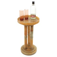 French Art Deco Alabaster Gueridon Table / Side Table