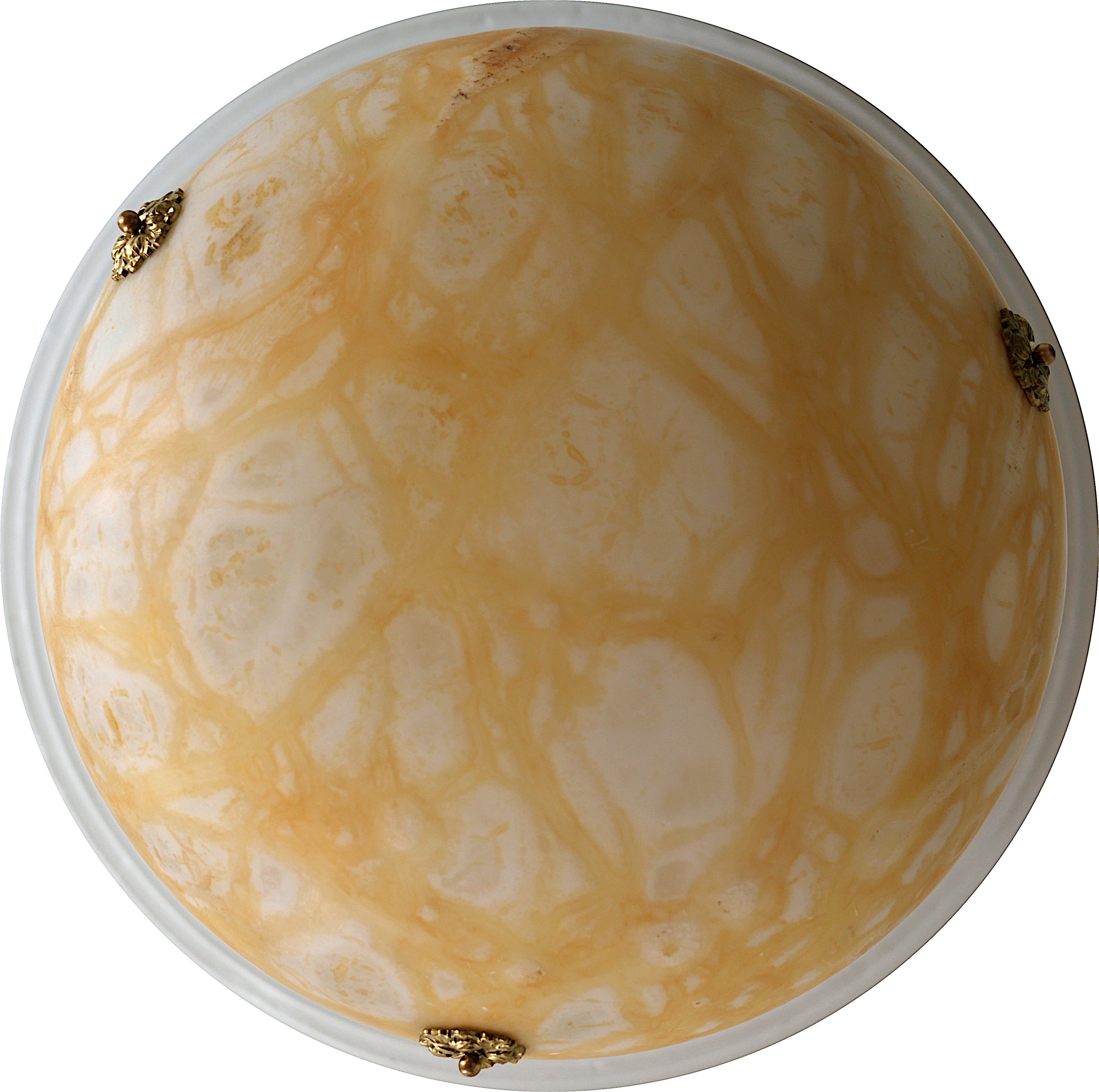 Early 20th Century French Art Deco Alabaster Pendant Chandelier, 1920 For Sale