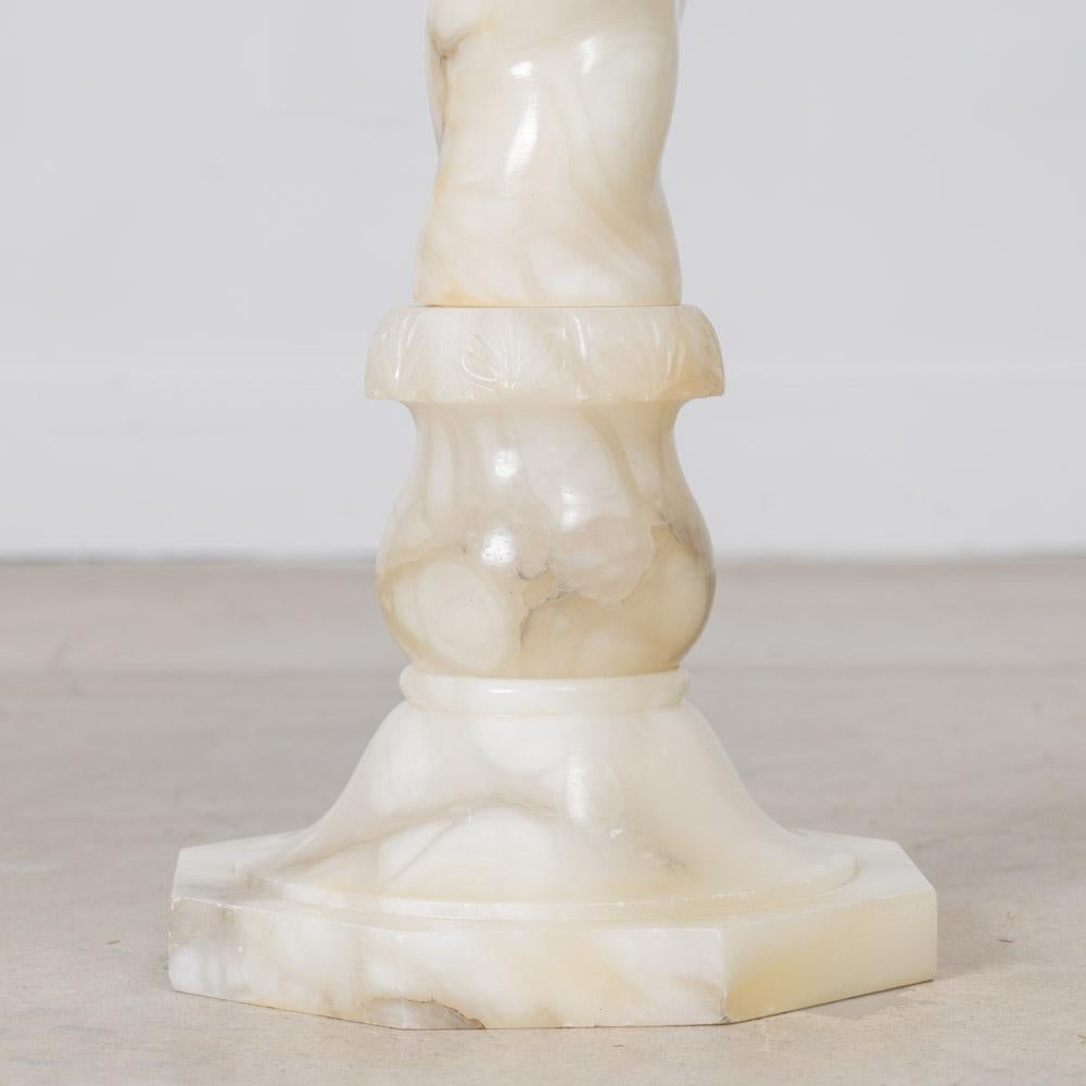 French Art Deco Alabaster Side Table For Sale 6