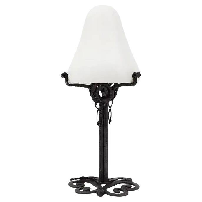 Lampe de table Art déco française en albâtre, 1925 en vente