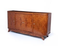 French Art Deco Amboyna Sideboard, circa 1925