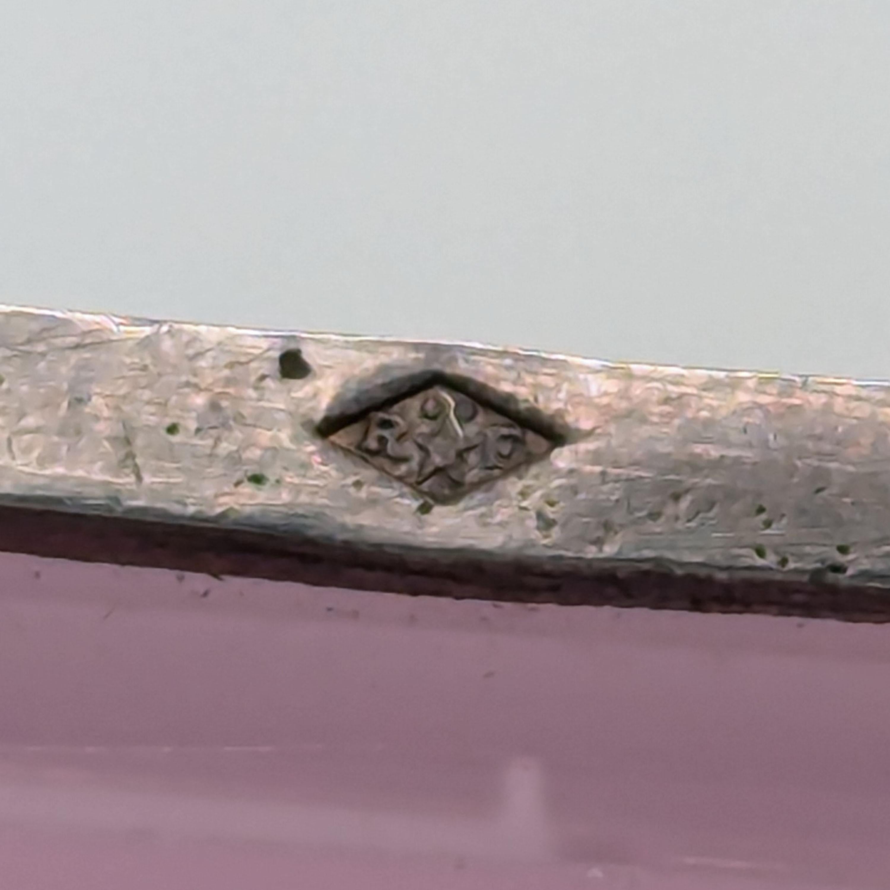 French Art Deco Amethyst Rock Crystal and Silver Bracelet, Circa 1930 4
