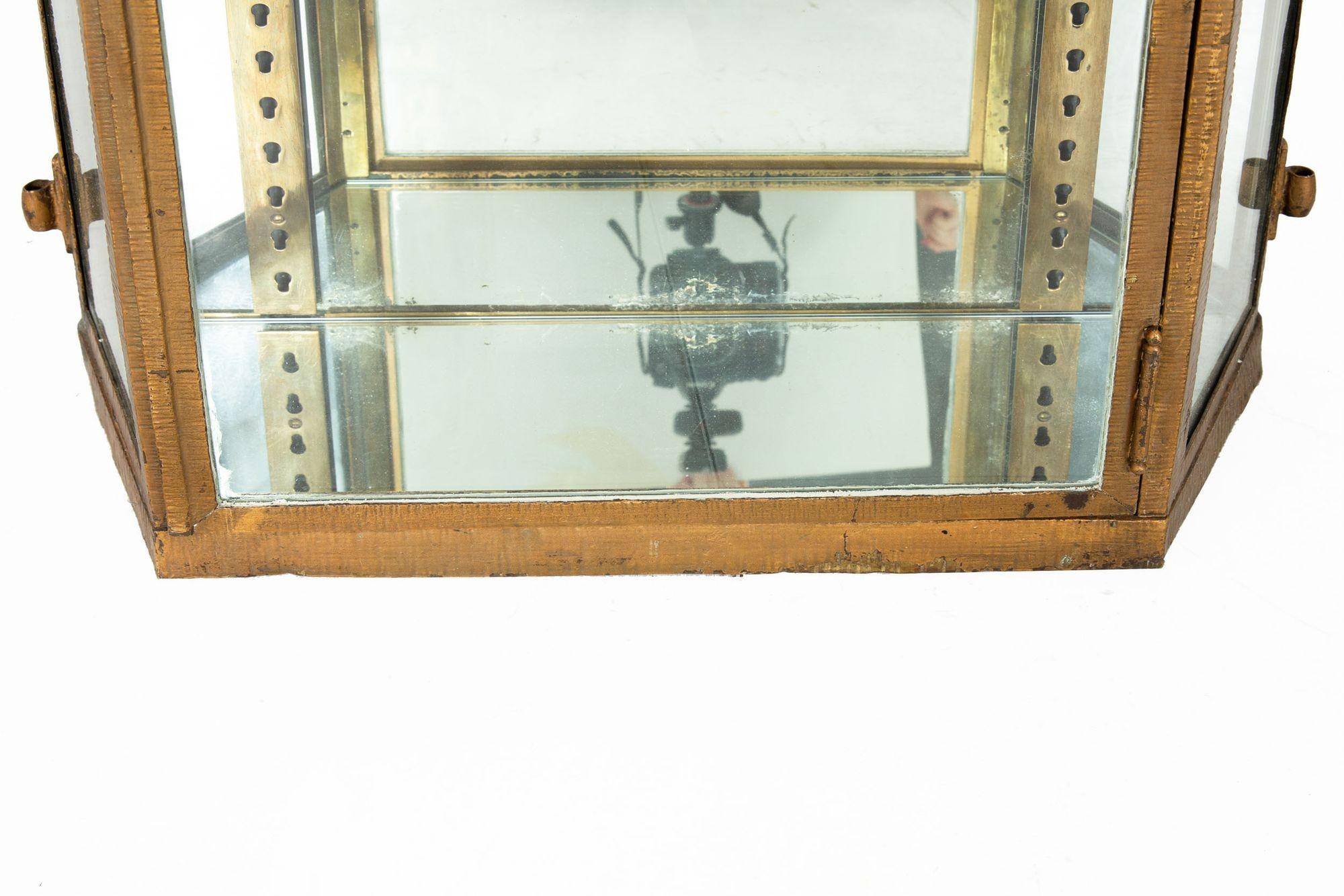 French Art Deco Antique Hanging Display Cabinet Vitrine, circa 1930s For Sale 7