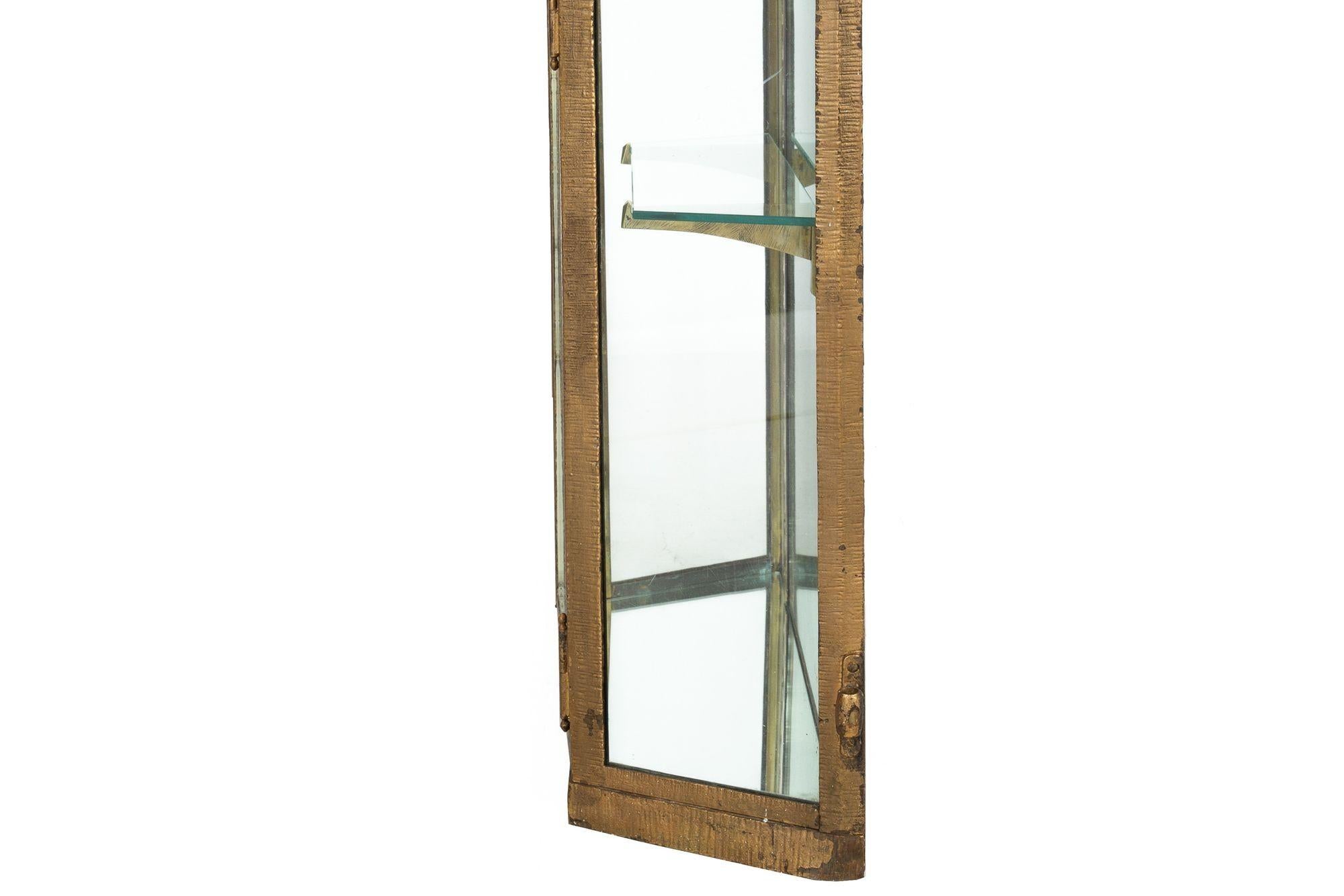 French Art Deco Antique Hanging Display Cabinet Vitrine, circa 1930s For Sale 13
