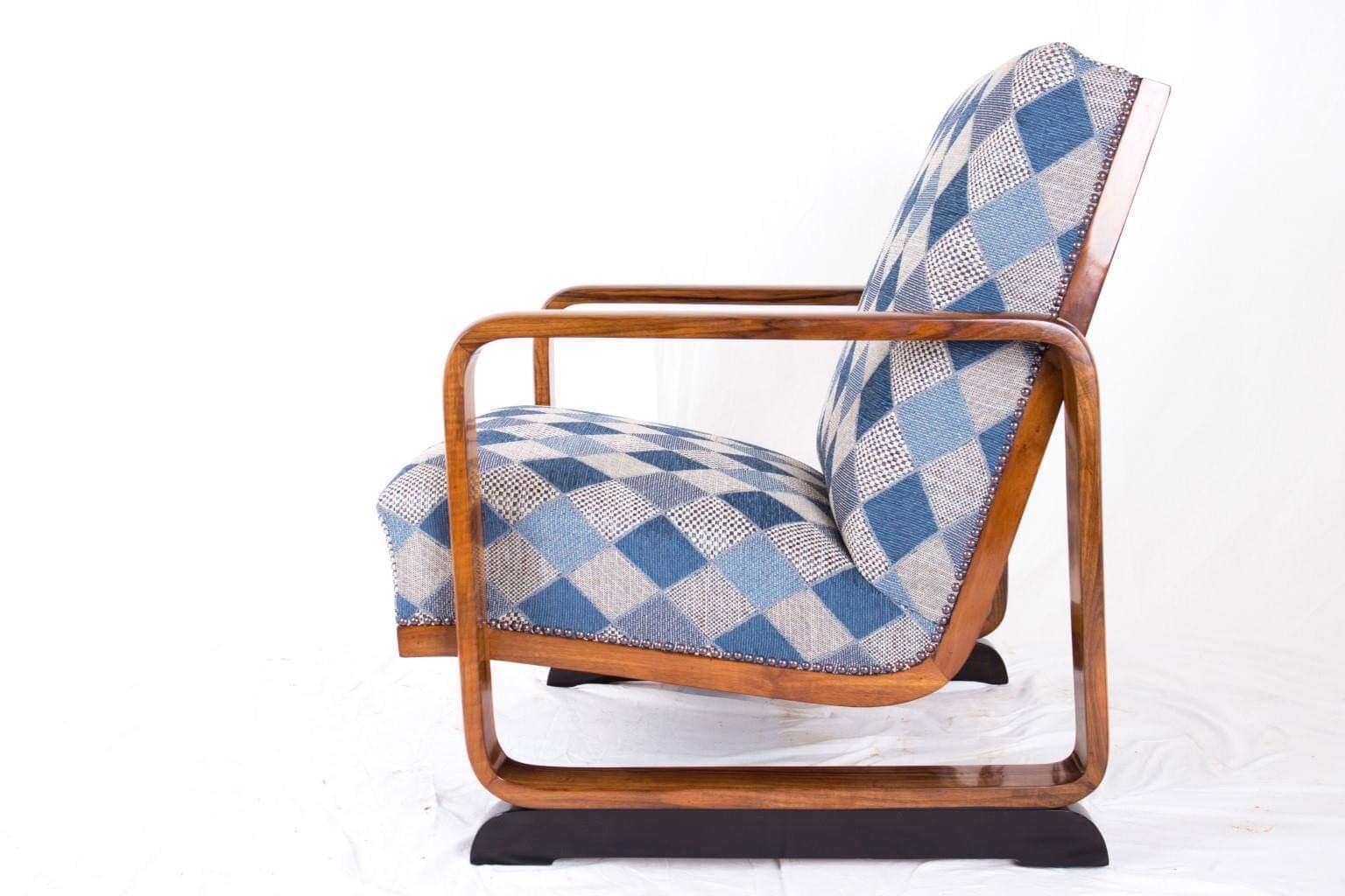 French Art Deco Armchair In Excellent Condition In Gyermely, Komárom-Esztergom