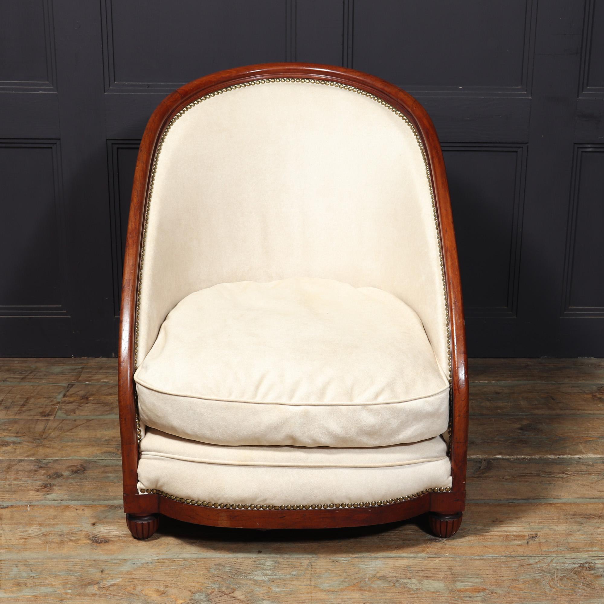 Early 20th Century French Art Deco Armchair