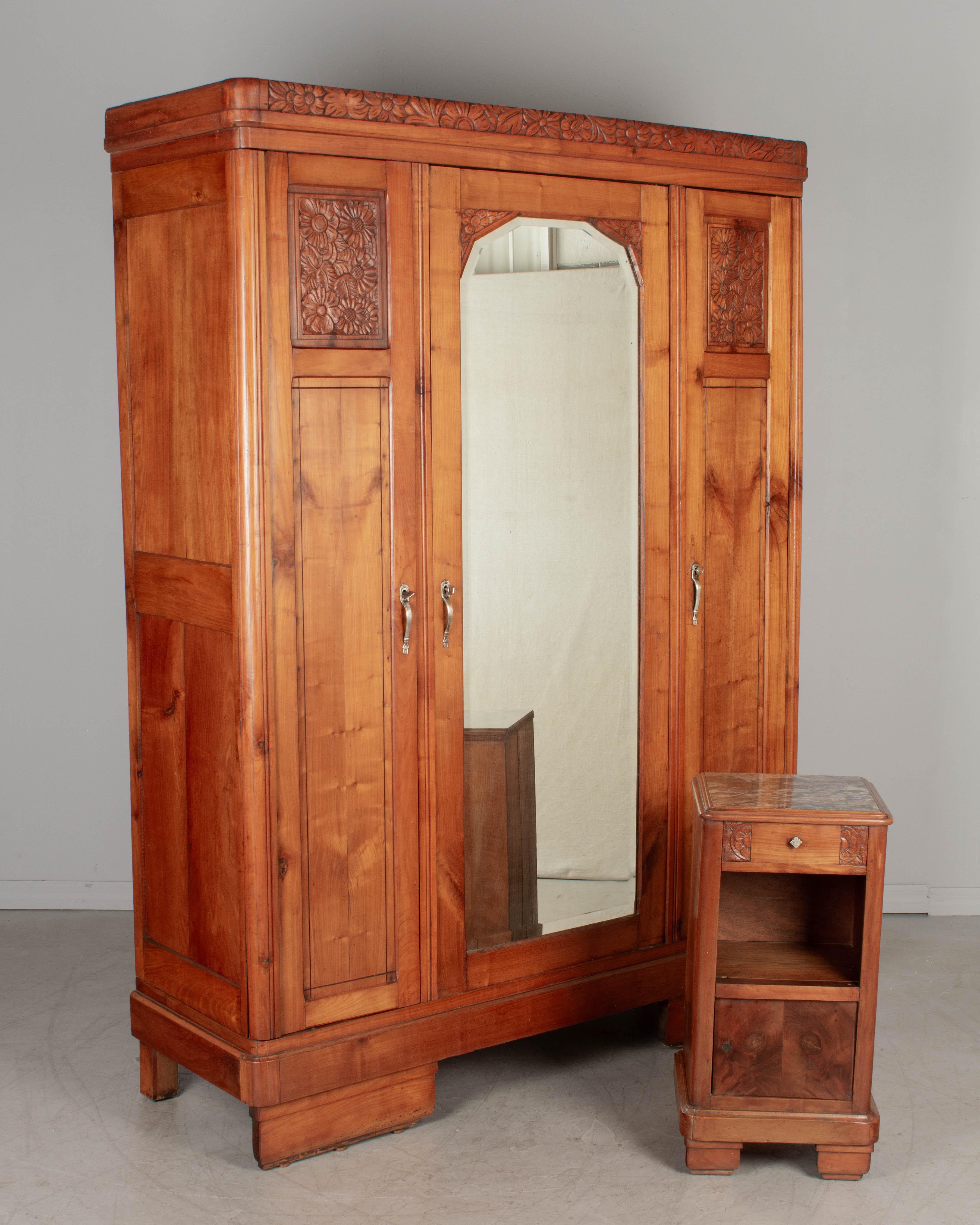 French Art Deco Armoire For Sale 6
