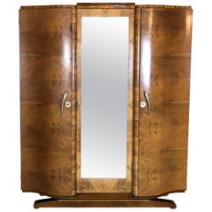 French Art Deco Armoire or Wardrobe