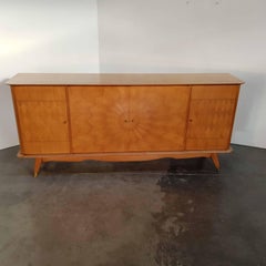 French Art Deco Ash-Tree Veneered Sideboard, 1930s
