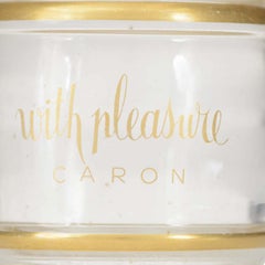 French Art Deco Baccarat Caron Perfume Bottle