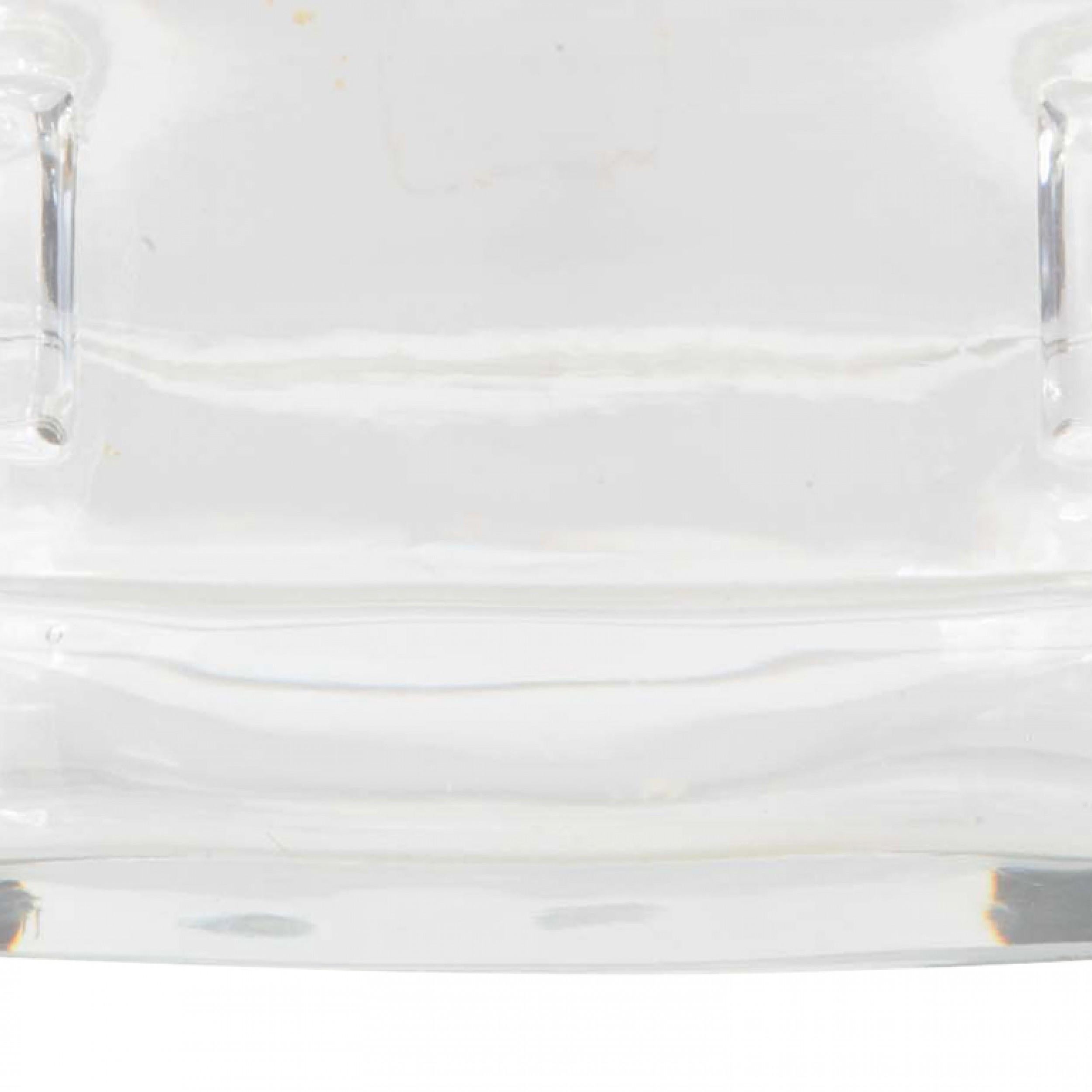 Sfaccettato French Art Deco Baccarat Perfume Bottle in vendita